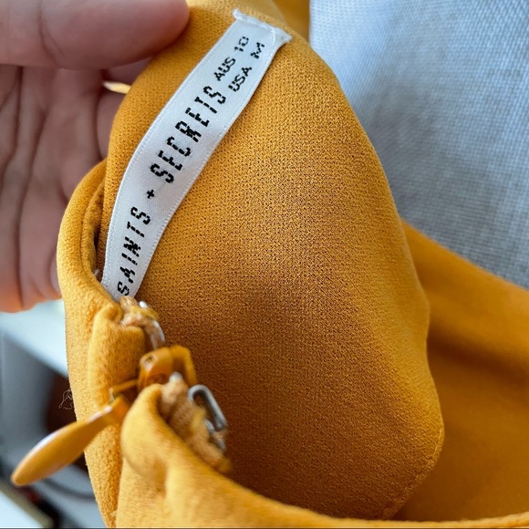 Mura boutique orange bodycon dress - Picture 8 of 8